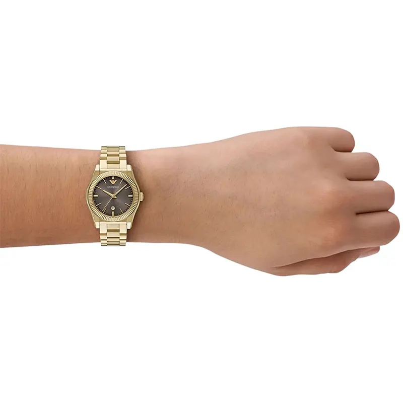 Emporio Armani Federica Brown Dial Ladies Watch | AR11700